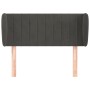 Dunkelgraues Samtkopfteil 83x23x78/88 cm von , Kopf- und Fußteile - Ref: Foro24-3117413, Preis: 42,71 €, Rabatt: %