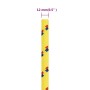 Yellow polypropylene boat rope 12 mm 100 m by , Ropes and metal cords - Ref: Foro24-152619, Price: 51,11 €, Discount: %