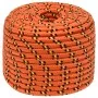 Orange polypropylene boat rope 12 mm 250 m by , Ropes and metal cords - Ref: Foro24-152673, Price: 116,72 €, Discount: %