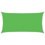 Toldo de vela rectangular HDPE verde claro 2,5x5 m