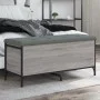 Sonoma gray engineering wood storage bench 102x42x45 cm by , Benches for halls and storage - Ref: Foro24-835150, Price: 86,84...