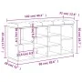 Shoe bench engineered wood Sonoma oak 102x32x50 cm by , Benches for halls and storage - Ref: Foro24-835112, Price: 75,89 €, D...
