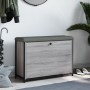 Schuhbank mit Klappschublade Sonoma grau 82x32x56 cm von , Bänke für Hallen und Lager - Ref: Foro24-835125, Preis: 82,03 €, R...