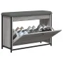 Schuhbank mit Klappschublade Sonoma grau 82x32x56 cm von , Bänke für Hallen und Lager - Ref: Foro24-835125, Preis: 81,38 €, R...