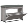 Schuhbank mit Klappschublade Sonoma grau 82x32x56 cm von , Bänke für Hallen und Lager - Ref: Foro24-835125, Preis: 82,03 €, R...