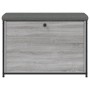 Schuhbank mit Klappschublade Sonoma grau 82x32x56 cm von , Bänke für Hallen und Lager - Ref: Foro24-835125, Preis: 82,03 €, R...