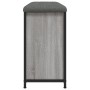 Schuhbank mit Klappschublade Sonoma grau 82x32x56 cm von , Bänke für Hallen und Lager - Ref: Foro24-835125, Preis: 82,03 €, R...