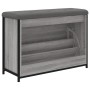 Schuhbank mit Klappschublade Sonoma grau 82x32x56 cm von , Bänke für Hallen und Lager - Ref: Foro24-835125, Preis: 82,03 €, R...
