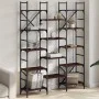 Brown oak engineered wood shelf 127.5x28.5x172.5cm by , Bookcases and shelves - Ref: Foro24-838872, Price: 109,53 €, Discount: %