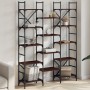 Regal aus braunem Eichenholzwerkstoff, 127,5 x 28,5 x 172,5 cm von , Bücherregale und Regale - Ref: Foro24-838872, Preis: 110...