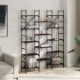 Brown oak engineered wood shelf 127.5x28.5x172.5cm by , Bookcases and shelves - Ref: Foro24-838872, Price: 109,53 €, Discount: %