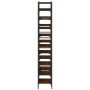 Regal aus braunem Eichenholzwerkstoff, 127,5 x 28,5 x 172,5 cm von , Bücherregale und Regale - Ref: Foro24-838872, Preis: 110...