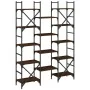 Brown oak engineered wood shelf 127.5x28.5x172.5cm by , Bookcases and shelves - Ref: Foro24-838872, Price: 109,53 €, Discount: %
