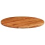 Runde Tischplatte aus massivem Akazienholz Ø70x3,8 cm von , Tischplatten - Ref: Foro24-370053, Preis: 88,75 €, Rabatt: %