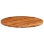 Tablero de mesa redondo madera maciza de acacia Ø70x3,8 cm de , Tableros para mesas - Ref: Foro24-370053, Precio: 103,46 €, D...