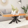 Oval table top solid acacia wood 120x50x3.8 cm by , Table tops - Ref: Foro24-370098, Price: 105,79 €, Discount: %