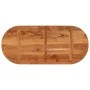 Oval table top solid acacia wood 110x50x2.5 cm by , Table tops - Ref: Foro24-370087, Price: 67,03 €, Discount: %