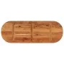 Tablero de mesa ovalado madera maciza de acacia 110x40x2,5 cm de , Tableros para mesas - Ref: Foro24-370085, Precio: 56,41 €,...