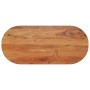 Ovale Tischplatte aus massivem Akazienholz 90x40x3,8 cm von , Tischplatten - Ref: Foro24-370093, Preis: 56,71 €, Rabatt: %