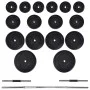 Wall-mounted weight machine with weights and dumbbells 60.5 kg by vidaXL, Weight lifting machines - Ref: Foro24-275357, Price...