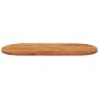 Ovale Tischplatte aus massivem Akazienholz 90x40x3,8 cm von , Tischplatten - Ref: Foro24-370093, Preis: 56,71 €, Rabatt: %