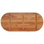 Oval table top solid acacia wood 90x40x3.8 cm by , Table tops - Ref: Foro24-370093, Price: 55,82 €, Discount: %