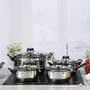 HI Stainless steel cookware set 12 pieces by HI, Cookware - Ref: Foro24-423938, Price: 60,08 €, Discount: %