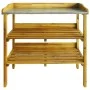 Potting bench with 2 shelves solid acacia wood+zinc by vidaXL, Gardening tables - Ref: Foro24-43795, Price: 109,01 €, Discoun...
