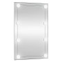 Rectangular wall mirror with glass LED lights 40x60 cm by , Mirrors - Ref: Foro24-3189152, Price: 41,12 €, Discount: %