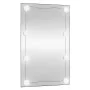 Rectangular wall mirror with glass LED lights 40x60 cm by , Mirrors - Ref: Foro24-3189152, Price: 40,27 €, Discount: %