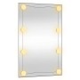 Rectangular wall mirror with glass LED lights 40x60 cm by , Mirrors - Ref: Foro24-3189152, Price: 41,12 €, Discount: %