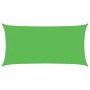 Toldo de vela HDPE verde claro 160 g/m² 3x6 m