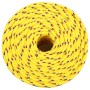 Yellow polypropylene boat rope 10 mm 250 m by , Ropes and metal cords - Ref: Foro24-152615, Price: 80,84 €, Discount: %