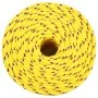 Yellow polypropylene boat rope 10 mm 250 m by , Ropes and metal cords - Ref: Foro24-152615, Price: 79,29 €, Discount: %
