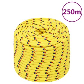 Cuerda de barco polipropileno amarillo 12 mm 250 m