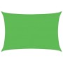 Toldo de vela HDPE verde claro 160 g/m² 3,5x4,5 m
