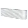 Galvanized silver steel flowerbed 320x80x81 cm by vidaXL, Pots and planters - Ref: Foro24-45512, Price: 166,94 €, Discount: %