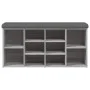 Banco zapatero madera de ingeniería gris Sonoma 102x32x50 cm by , Benches for halls and storage - Ref: Foro24-835115, Price: ...