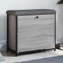 Schuhbank mit klappbarer grauer Sonoma-Schublade 62x32x56 cm. von , Bänke für Hallen und Lager - Ref: Foro24-835120, Preis: 6...