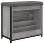Schuhbank mit klappbarer grauer Sonoma-Schublade 62x32x56 cm. von , Bänke für Hallen und Lager - Ref: Foro24-835120, Preis: 6...