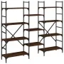 Estantería madera de ingeniería roble marrón 160x28,5x136,5 cm de , Librerías y estanterías - Ref: Foro24-838877, Precio: 100...