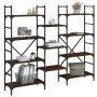 Estantería madera de ingeniería roble marrón 160x28,5x136,5 cm de , Librerías y estanterías - Ref: Foro24-838877, Precio: 100...