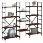 Estantería madera de ingeniería roble marrón 160x28,5x136,5 cm by , Bookcases and shelves - Ref: Foro24-838877, Price: 101,66...