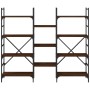 Estantería madera de ingeniería roble marrón 160x28,5x136,5 cm by , Bookcases and shelves - Ref: Foro24-838877, Price: 101,66...