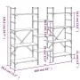 Estantería madera de ingeniería roble marrón 160x28,5x136,5 cm de , Librerías y estanterías - Ref: Foro24-838877, Precio: 100...