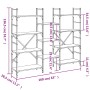 Estantería madera de ingeniería roble marrón 160x28,5x136,5 cm by , Bookcases and shelves - Ref: Foro24-838877, Price: 101,66...