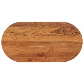 Ovaler Massivholz-Akazientisch 80x40x2,5 cm von , Tischplatten - Ref: Foro24-370082, Preis: 54,35 €, Rabatt: %