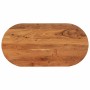 Tablero de mesa ovalado madera maciza de acacia 80x40x2,5 cm by , Table tops - Ref: Foro24-370082, Price: 54,35 €, Discount: %