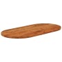 Tablero de mesa ovalado madera maciza de acacia 80x40x2,5 cm by , Table tops - Ref: Foro24-370082, Price: 54,35 €, Discount: %