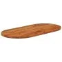 Tablero de mesa ovalado madera maciza de acacia 80x40x2,5 cm by , Table tops - Ref: Foro24-370082, Price: 53,22 €, Discount: %